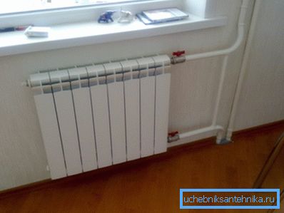 La batteria di alluminio installata nella stanza non rovinerà il suo aspetto La batteria di alluminio installata nella stanza non rovinerà il suo aspetto