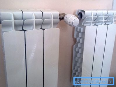 Sezioni in alluminio con termostato Sezioni in alluminio con termostato