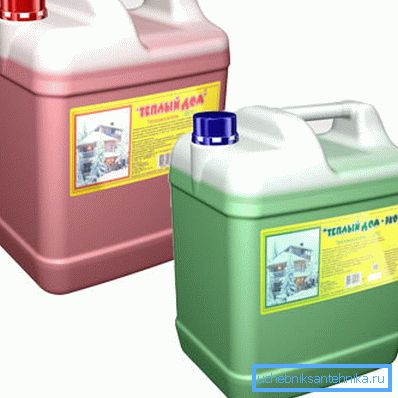 Antigelo per impianti di riscaldamento. Antigelo per impianti di riscaldamento.