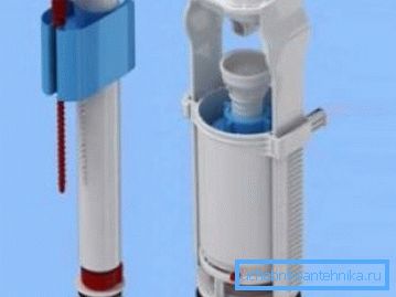 Armatura per un serbatoio - scarico efficace e risparmio idrico Armatura per un serbatoio - scarico efficace e risparmio idrico