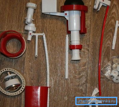 Armatura per serbatoio di risciacquo Armatura per serbatoio di risciacquo