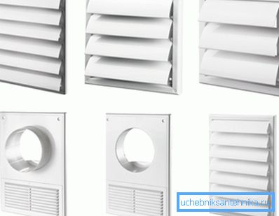 Assortimento di griglie di ventilazione Assortimento di griglie di ventilazione