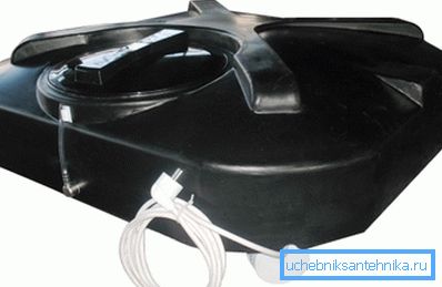 Serbatoio in plastica con resistenza 150l Serbatoio in plastica con resistenza 150l