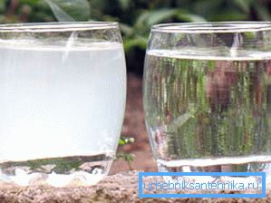 Acqua bianca e chiara - per confronto Acqua bianca e chiara - per confronto