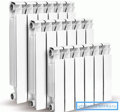 Batterie bimetalliche di diverse dimensioni Batterie bimetalliche di diverse dimensioni