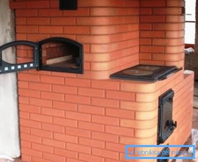Lato con porta del forno Lato con porta del forno