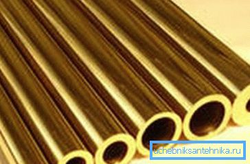 Tubo di bronzo con diverso spessore di parete