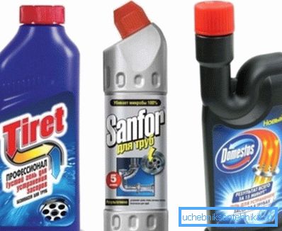 Prodotti chimici domestici per la pulizia delle acque reflue Prodotti chimici domestici per la pulizia delle acque reflue
