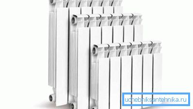 Maggiore è il numero di sezioni utilizzate, maggiore è il loro trasferimento di calore. Maggiore è il numero di sezioni utilizzate, maggiore è il loro trasferimento di calore.