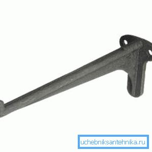 Staffa per lavabo in ghisa 32 cm - la versione tradizionale, caratterizzata da affidabilità e durata Staffa per lavabo in ghisa 32 cm - la versione tradizionale, caratterizzata da affidabilità e durata