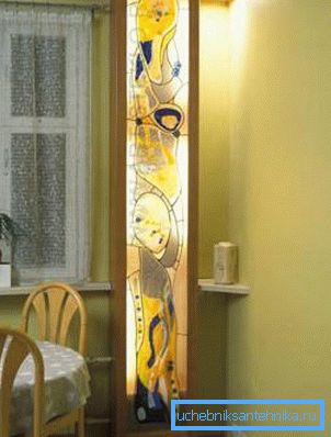 Decorazione del tubo di riscaldamento con vetro colorato Decorazione del tubo di riscaldamento con vetro colorato