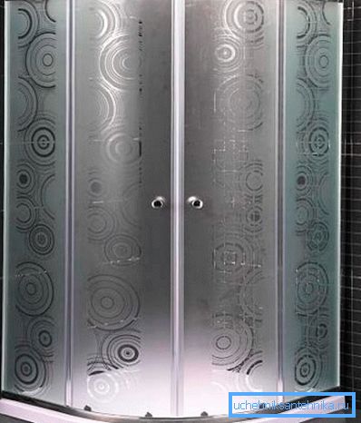 Paravento decorativo in plastica per cabina doccia 90х90 Paravento decorativo in plastica per cabina doccia 90х90