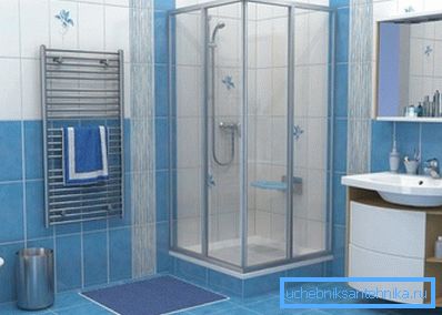 Design del bagno con doccia Design del bagno con doccia