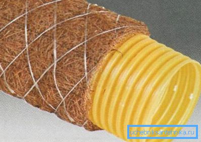 Svuoti il ​​tubo 110 con un filtro fatto delle fibre della noce di cocco per un sistema di drenaggio chiuso