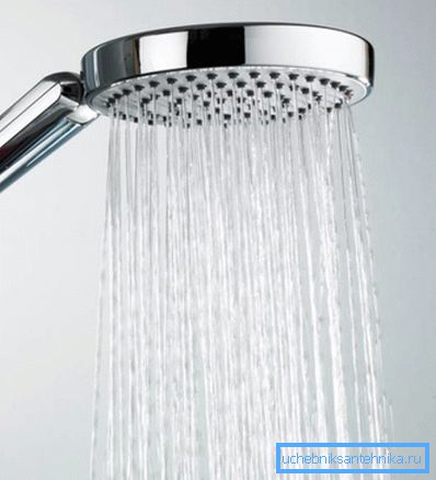 Doccia piena d'acqua Doccia piena d'acqua