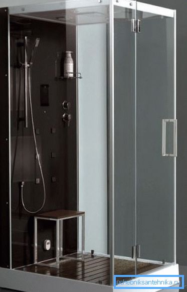 Box doccia 1100 per 1100 mm con funzione vapore Box doccia 1100 per 1100 mm con funzione vapore