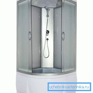 Doccia metro cubo per metro con sistema di porte scorrevoli Doccia metro cubo per metro con sistema di porte scorrevoli