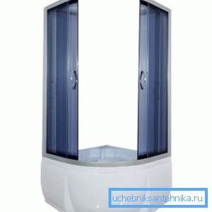 Angoli doccia con un vassoio alto 80x80 installato in poche ore Angoli doccia con un vassoio alto 80x80 installato in poche ore