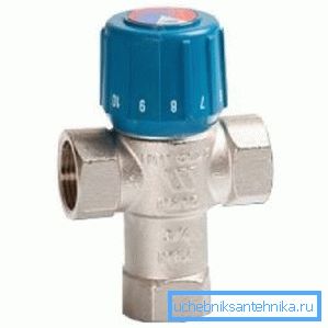 Miscelatore termostatico a due vie (non confondere - questo non è un termomiscelatore per un pavimento caldo) Miscelatore termostatico a due vie (non confondere - questo non è un termomiscelatore per un pavimento caldo)