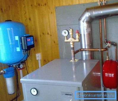 Caldaia di riscaldamento a doppio circuito per legno ed elettricità Caldaia di riscaldamento a doppio circuito per legno ed elettricità