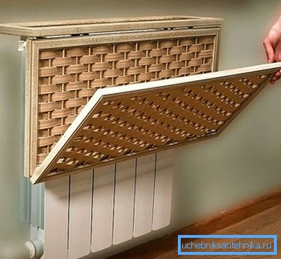 Schermo per decorare il radiatore