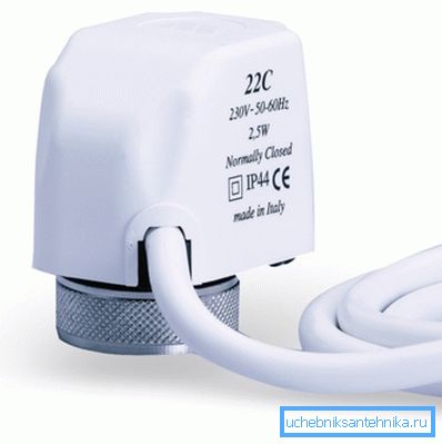 Attuatore elettrico per valvole. Attuatore elettrico per valvole.