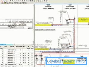 Un'altra versione di una calcolatrice speciale con un'interfaccia grafica per la creazione di un piano di layout dettagliato.