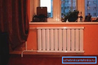 Foto della batteria nell'appartamento.