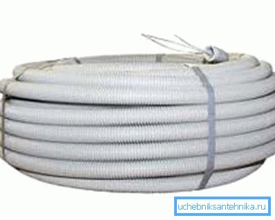 Foto tubo corrugato per cablaggio elettrico. Foto tubo corrugato per cablaggio elettrico.