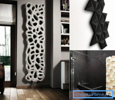 Foto di possibili esemplari esclusivi per il riscaldamento domestico. Foto di possibili esemplari esclusivi per il riscaldamento domestico.