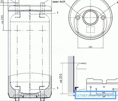 Dimensioni di un piccolo accumulatore di calore Dimensioni di un piccolo accumulatore di calore