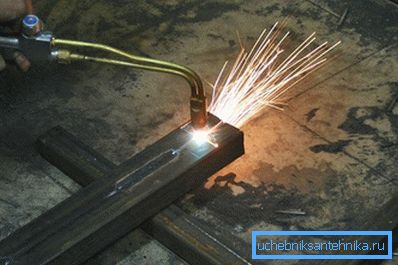 Saldatura a gas di tubi profilati Saldatura a gas di tubi profilati
