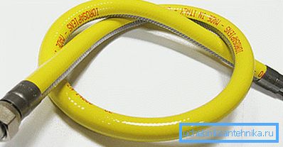 Connettore flessibile per alimentazione di gas sicura Connettore flessibile per alimentazione di gas sicura