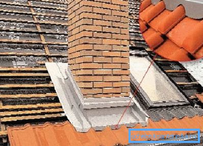 Impermeabilizzazione di tubi sul tetto prima di montare il tetto