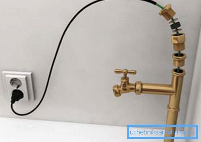 Il cavo di riscaldamento è un sistema efficace per garantire il funzionamento della condotta in inverno Il cavo di riscaldamento è un sistema efficace per garantire il funzionamento della condotta in inverno