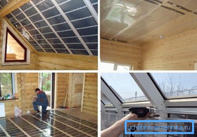 Pannelli a infrarossi per creare un pavimento o un soffitto caldi Pannelli a infrarossi per creare un pavimento o un soffitto caldi