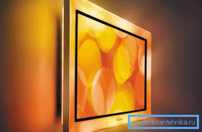 Emettitore a infrarossi, realizzato sotto forma di pannello decorativo Emettitore a infrarossi, realizzato sotto forma di pannello decorativo