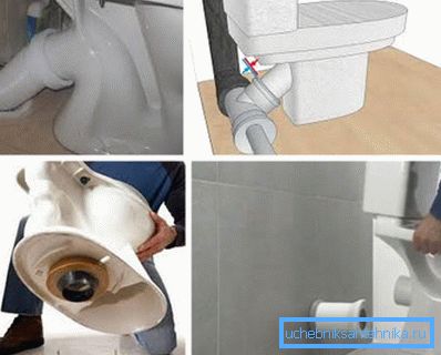 Come si collega la toilette alla fogna con le proprie mani Come si collega la toilette alla fogna con le proprie mani