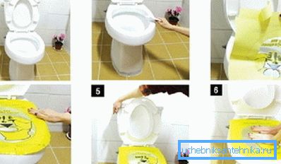 Come funziona il film per la pulizia della toilette Come funziona il film per la pulizia della toilette