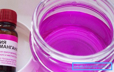 Permanganato di potassio - un agente battericida efficace Permanganato di potassio - un agente battericida efficace