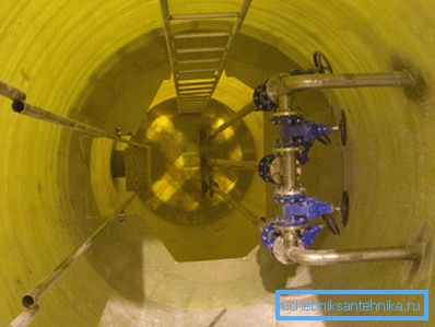 Scala di scarico L 1 nel pozzo tecnico Scala di scarico L 1 nel pozzo tecnico