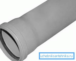 Pipa per prese di corrente in PP f110 con anello in gomma