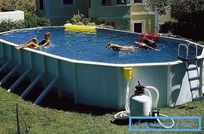 Piscina di cornice Piscina di cornice