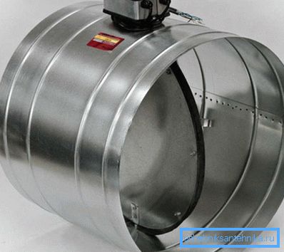 Valvola motorizzata per ventilazione metallica Valvola motorizzata per ventilazione metallica