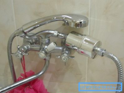 Doccia classica con filtro dell'acqua