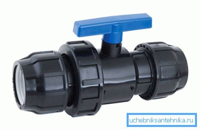 Valvola a sfera a compressione 32 HDPE Valvola a sfera a compressione 32 HDPE