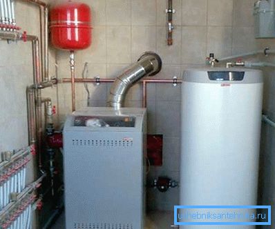 Locale caldaia con attrezzature installate. Locale caldaia con attrezzature installate.