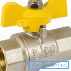 Gru con manico a farfalla e passaggio condizionale di 15 mm Gru con manico a farfalla e passaggio condizionale di 15 mm