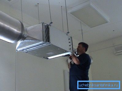 Fissaggio dei condotti di ventilazione all'interno dell'edificio Fissaggio dei condotti di ventilazione all'interno dell'edificio