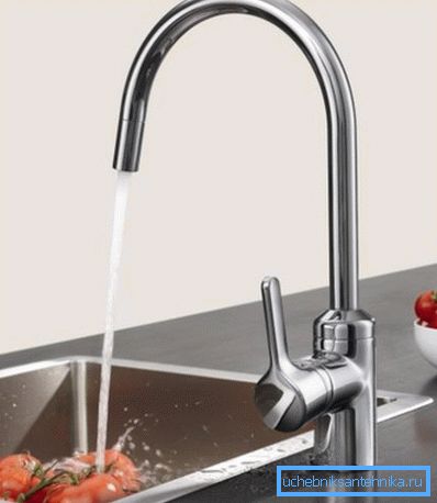 Rubinetto da cucina per scaldacqua non a pressione Rubinetto da cucina per scaldacqua non a pressione